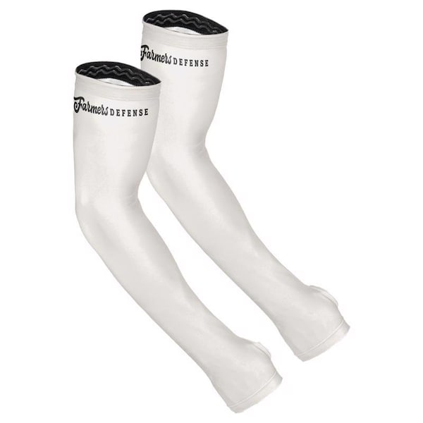 Farmers Defense L/XL Polyester/Spandex Cream Protection Sleeves SLV-CRM-LXL - main